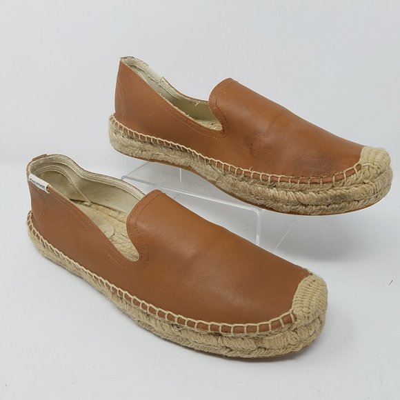 Soludos Shoes - Soludos shoes brown leather espadrilles 9.5